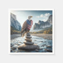 Recherche de aigle chauve serviettes Patriotique