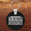 Search for retirement keychains Retiree