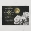 Search for full moon wedding invitations White