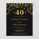 Recherche de mens 40th birthday invitations Pour lui