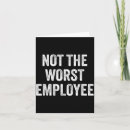 Search for sarcastic work cards Job
