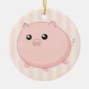 Search for pink pig ornaments Cute