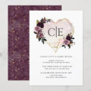 Search for crystal wedding invitations Winter