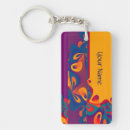 Search for violet rectangular keychains Spirals