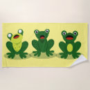 Search for frog beach towels Cartoon