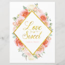 Search for love is sweet invitations Blush pink