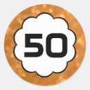 Search for 50th golden anniversary stickers Birthday