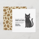 Recherche de chat noir halloween invitations Automne