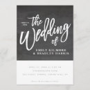 Search for rustic chalkboard wedding invitations Script