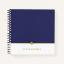 Search for navy and gold notebooks Girly