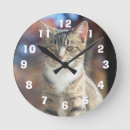 Recherche de murale de chat horloges Tigre