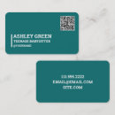 Search for teen business cards Babysitter
