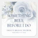 Search for light blue flower stickers Bridal shower