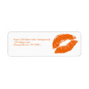 Search for hot lips return address labels Kiss