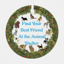 Search for animal shelter ornaments Rescue