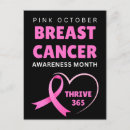 Recherche de espoir de cancer du sein cartes postales Octobre