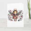 Search for angel wings christmas cards Green