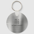Recherche de silver porteclés Monogrammed