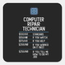Search for computers square stickers Funny