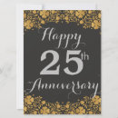 Search for happy 25th anniversary postcards Congratulations