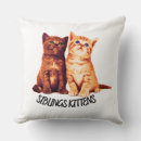 Recherche de mignon chat coussins Animaux