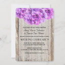 Search for burlap and purple wedding invitations Hydrangea