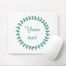 Search for wreaths mousepads Green