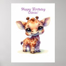 Recherche de girafe mignonne posters Drôle