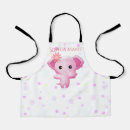 Search for pink elephant aprons Baby