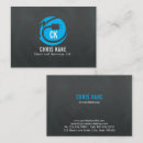 Search for construction chubby business cards Blue