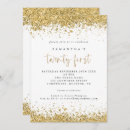 Search for gold glitter 21st birthday invitations Sparkle