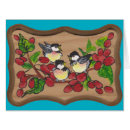 Search for chickadees postcards Berries