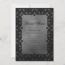 Search for medieval bridal shower invitations Gothic