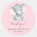 Search for pink elephants stickers Elephant baby shower