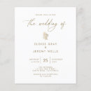 Search for gold and brown wedding invitations Budget