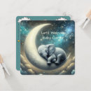 Recherche de moon baby shower invitations Ciel