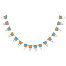 Search for orange and blue bunting flags Dots