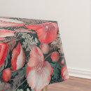 Search for red poppy tablecloths Vintage