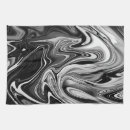 Search for black and white marble tea towels Modern