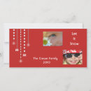 Search for snowflake photocards Red
