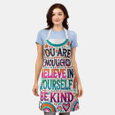 Search for positive affirmation aprons For her