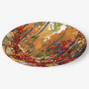 Search for painting paper plates Leaves