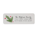 Search for holly berries return address labels Simple