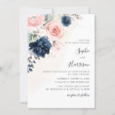 Search for blush pink floral wedding invitations Modern
