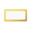 Search for blank gold return address labels Golden