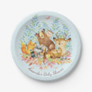 Recherche de hibou assiettes Baby shower