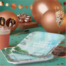 Recherche de anniversaire golf assiettes Aquarelle