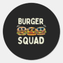Search for funny burger stickers Fast