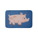 Search for pig bath mats Cartoon