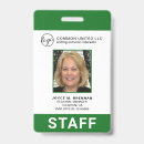 Search for green badges Photo id